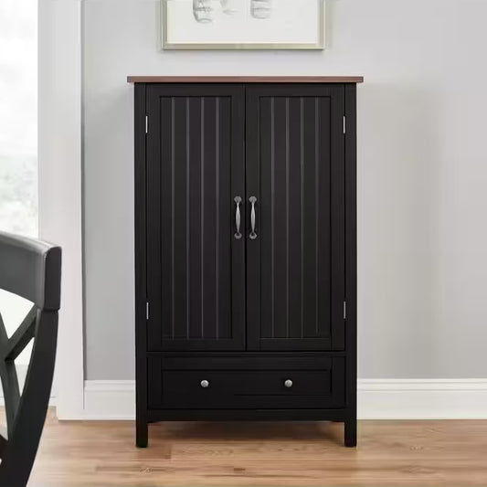 StyleWell Bainport Pantry Black