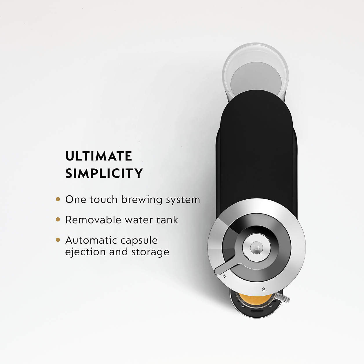 Nespresso Vertuo Next Deluxe Coffee and Espresso Machine by De'Longhi, Chrome