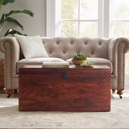 Home Decorators Collection Walnut Brown Wood Coffee Table with Lift Top